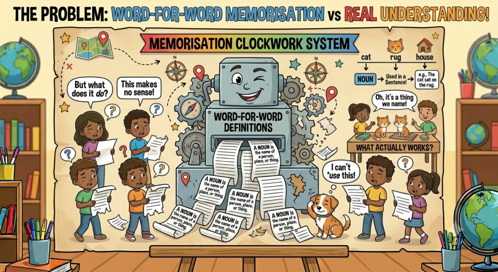 Word-for-word memorisation