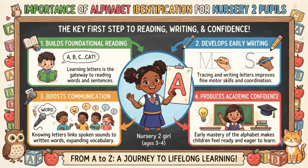 Importance of Alphabet Identification for Nursery 2 pupils