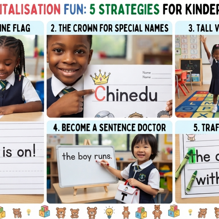 Effectively Teaching Capitalization to Kindergarteners