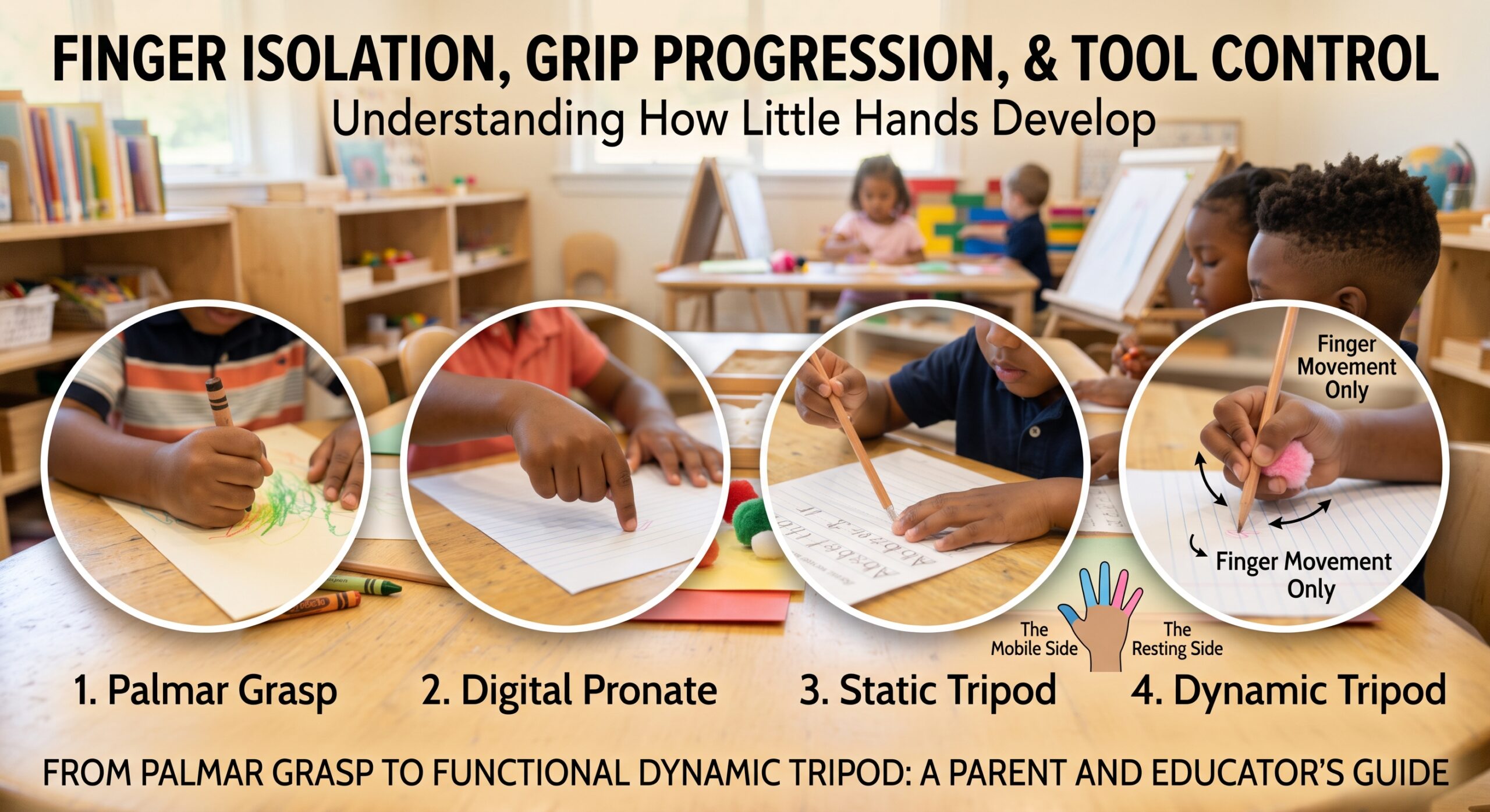 Finger Isolation, Grip Progression, and Tool Control