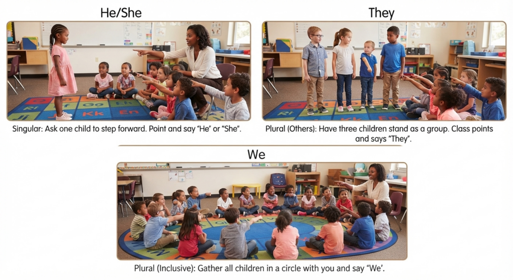 Grouping together