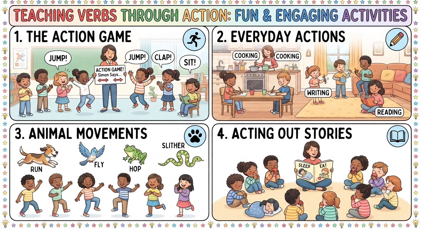 Teaching Verbs Through Action