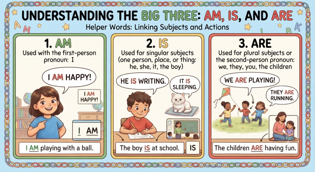 Understanding the Big Three: Am, Is, and Are
