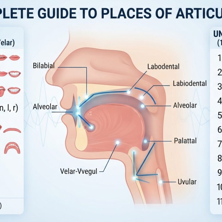 Complete Guide to Places of Articulation