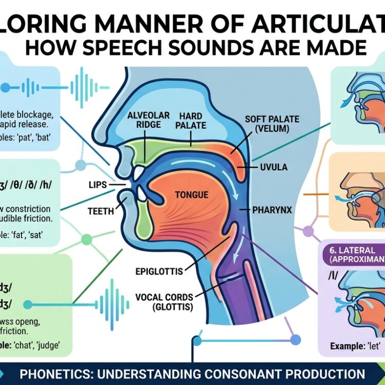 manner of articulation