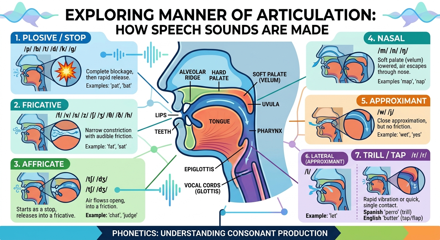manner of articulation